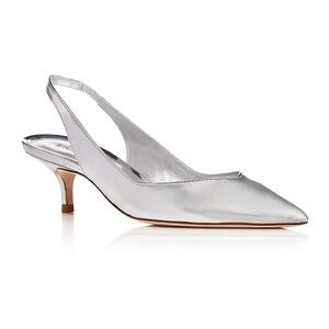 NIB! Stuart Weitzman Eva Slingback Leather Heels